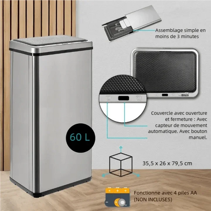 Poubelle automatique 50l - Igen Home