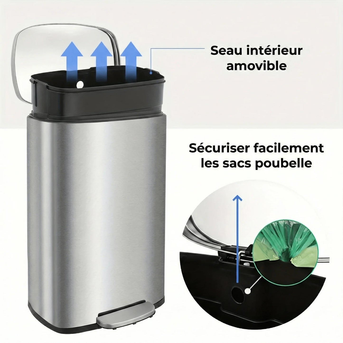 Poubelle cuisine 50l - Igen Home