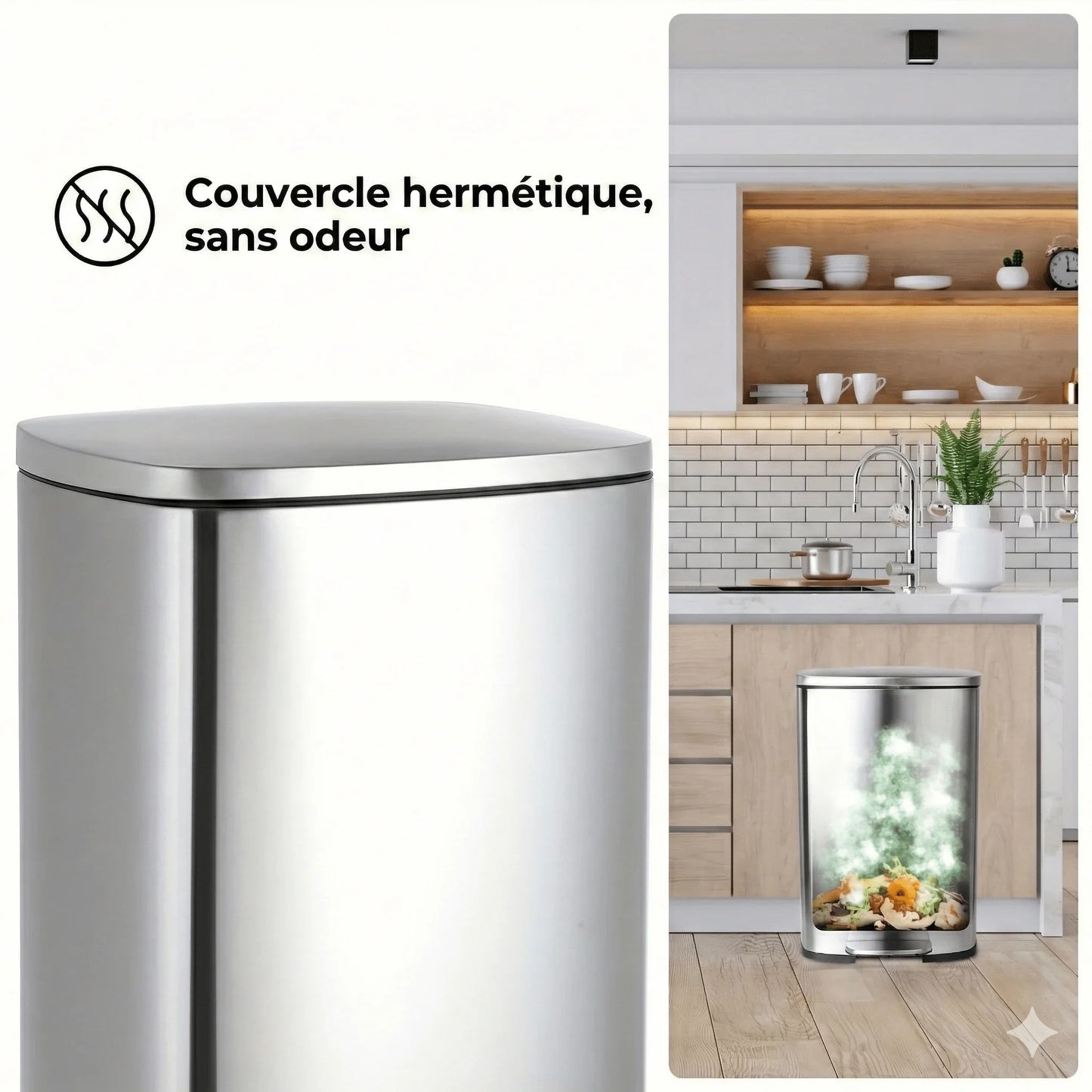 Poubelle cuisine 50l - Igen Home