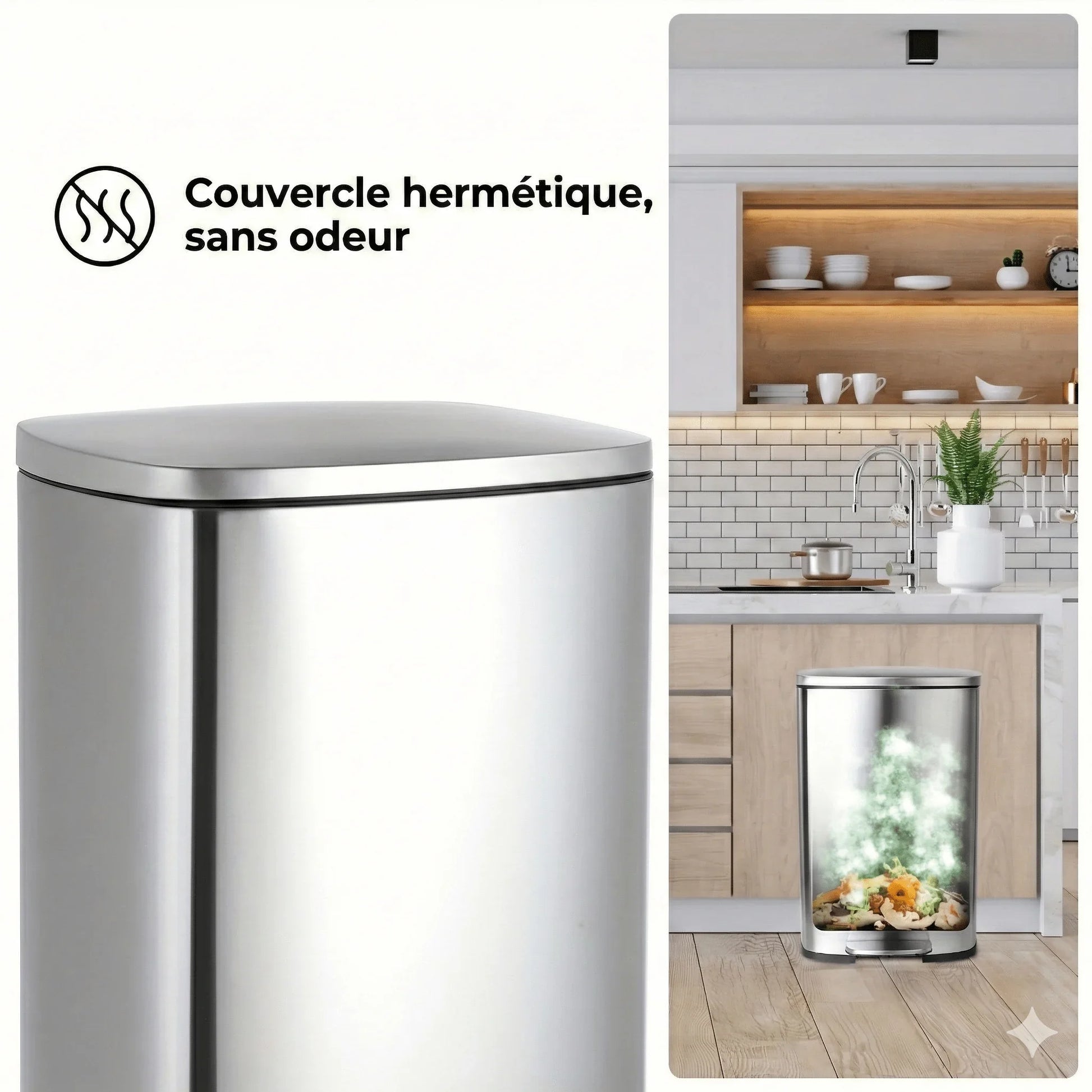 Poubelle cuisine 50l - Igen Home